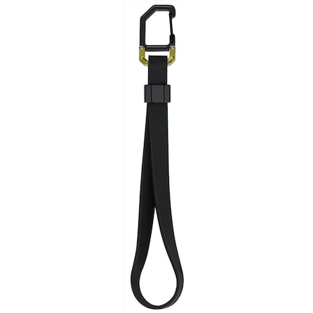 Hillman HILLMAN Apex Silicone Black Clip/Hook Key Strap 9984916